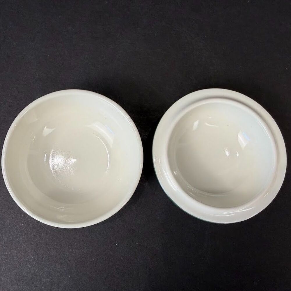 Vintage Mikasa Heritage Christmas Story 3.25" Covered Round Box/Bowl, Very Nice - Picture 5 of 8